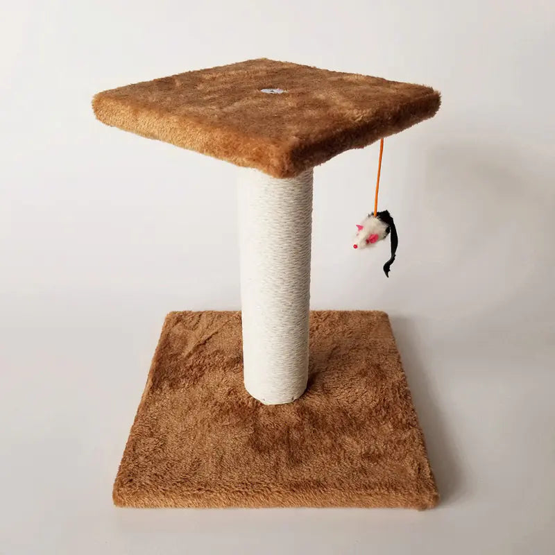 Cat Tree with Scratching Post and Toy