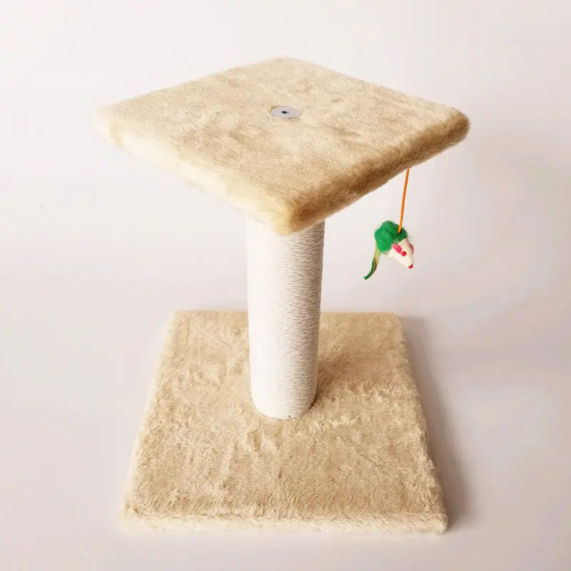 Cat Tree with Scratching Post and Toy